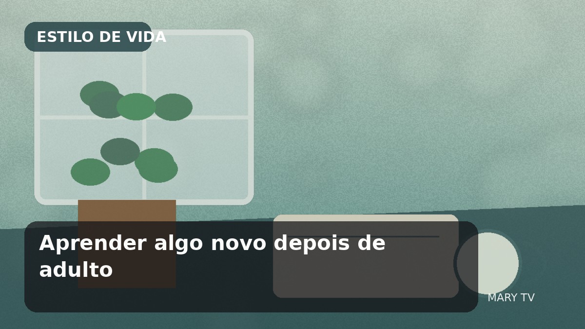 Imagem editorial em estilo fotográfico sobre Aprender algo novo depois de adulto: como construir habilidade sem depender de motivação perfeita