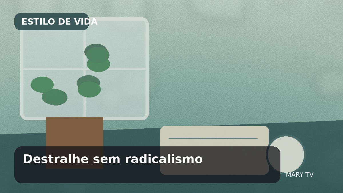 Imagem editorial em estilo fotográfico sobre Destralhe sem radicalismo: como organizar a casa sem jogar fora o que ainda tem valor