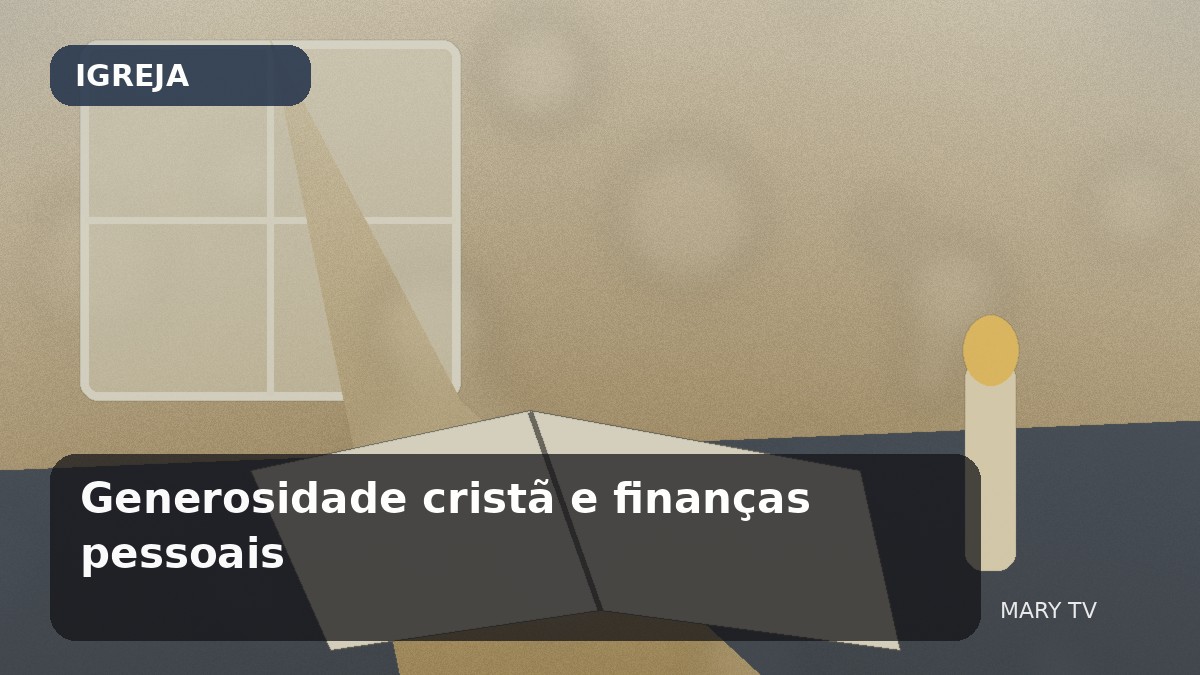 Imagem editorial em estilo fotográfico sobre Generosidade cristã e finanças pessoais: como contribuir com consciência sem negligenciar responsabilidades