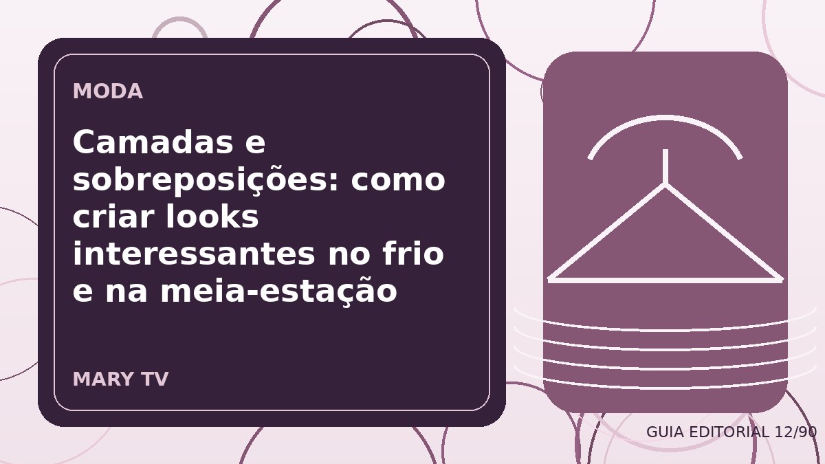 Ilustração editorial sobre camadas e sobreposições: como criar looks interessantes no frio e na meia-estação