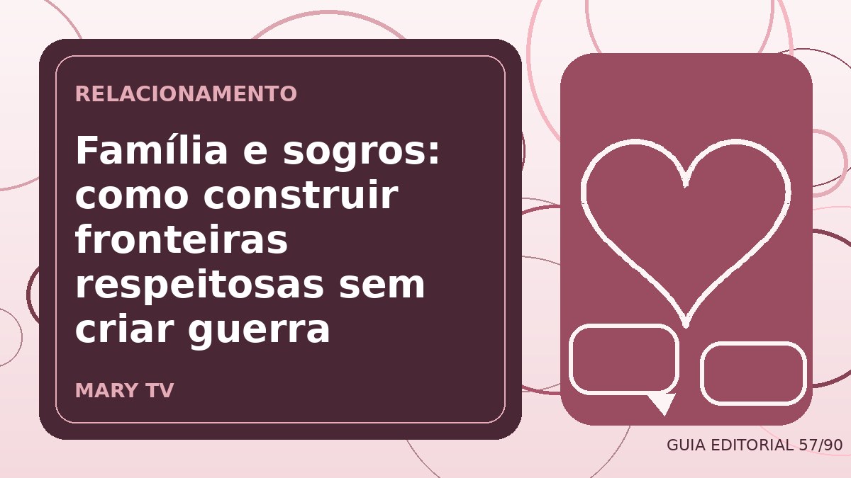 Ilustração editorial sobre família e sogros: como construir fronteiras respeitosas sem criar guerra