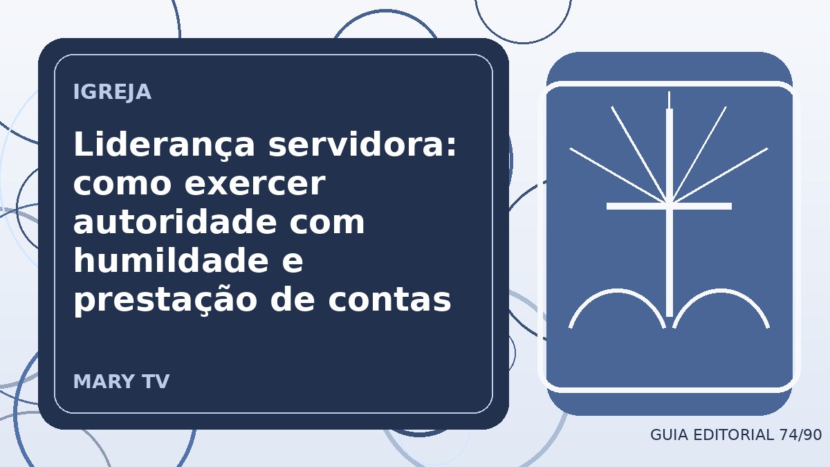 Ilustração editorial sobre liderança servidora: como exercer autoridade com humildade e prestação de contas